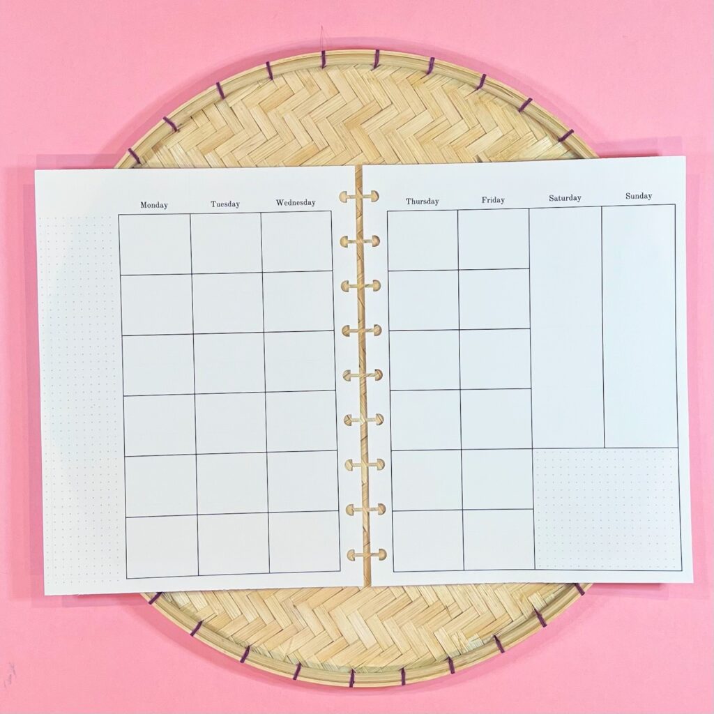 Block Planner Insert