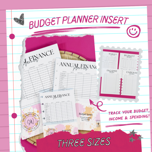 Budget Planner Insert
